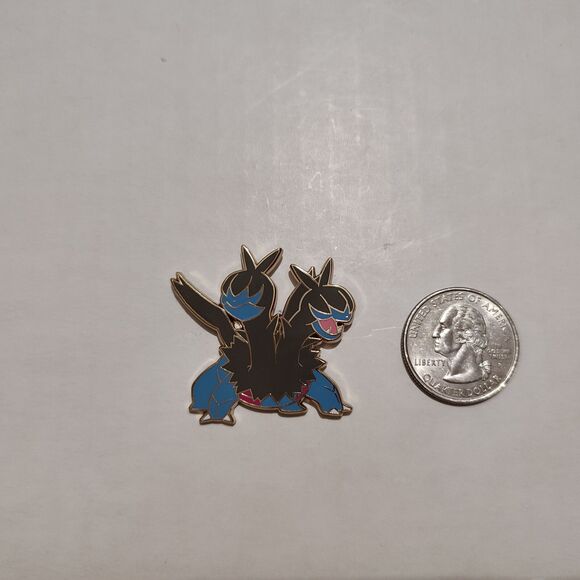 Pokemon Zweilous Enamel Pin Official Nintendo Collectible Metal Lapel Badge - Picture 2 of 3